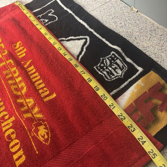 2-Pack Kansas City Chiefs Golf Grill Tailgate Towels Red Friday Arrowhead KC - Picture 9 of 10